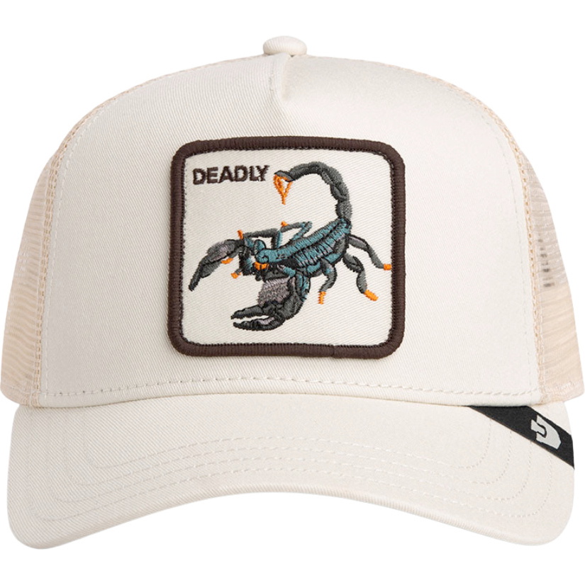 2026 Goorin Bros Deadly Scorpion Trucker 101-3001 - Creme